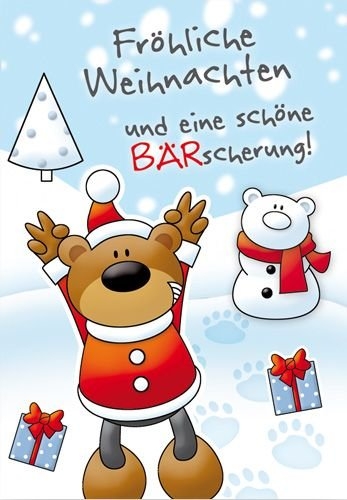 Weihnachtskarte BärenBande Bärscherung