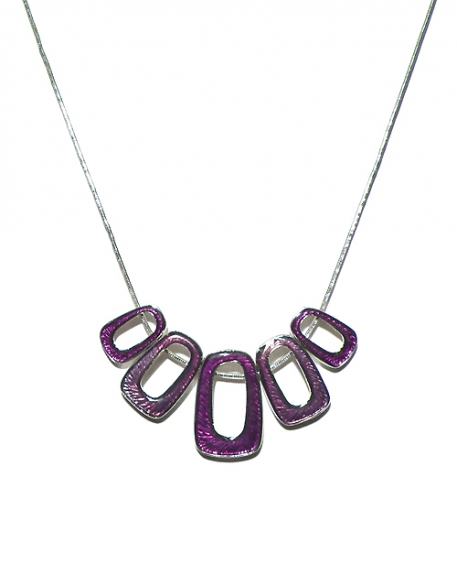Bild 1 von Kurze Halskette lila violett