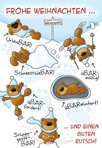 Bild 1 von Weihnachtskarte BärenBande BÄRchtesgaden