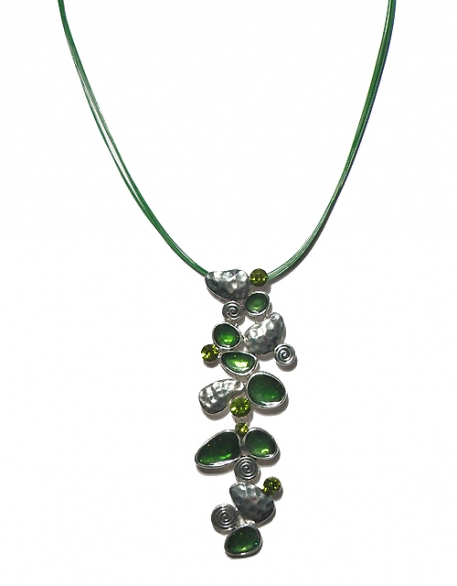 Bild 1 von  Halskette Anhänger grün