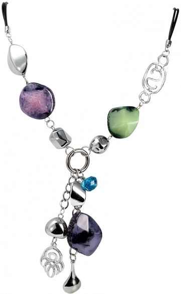 Bild 1 von Modische Halskette mit verschiedenen Perlen