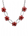 Bild 1 von Kurze Halskette rot Blume